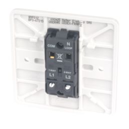Hager Sollysta WMPS12  10AX 1-Gang 2-Way Light Switch  White