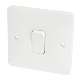 Hager Sollysta WMPS12  10AX 1-Gang 2-Way Light Switch  White