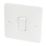 Hager Sollysta WMPS12  10AX 1-Gang 2-Way Light Switch  White