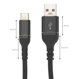 LAP USB-A to USB-C Charging Cable 1m