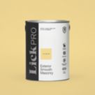 LickPro 5Ltr Smooth Yellow 08 Masonry Paint