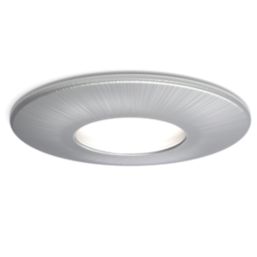 4lite  Fixed  Fire Rated Downlights Brushed Chrome 30 Pack