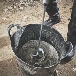 Erbauer  Threaded Shank Mixer Paddle 120mm x 600mm