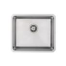 Metis  Light Grey Kitchen Worktop with 1 Bowl Stainless Steel Sink 3050mm x 620mm x 15mm