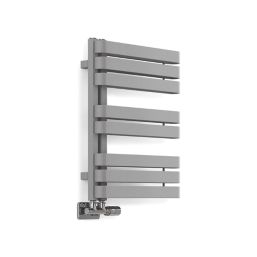 Terma Warp S Towel Rail 655mm x 500mm Grey / Silver 1535BTU