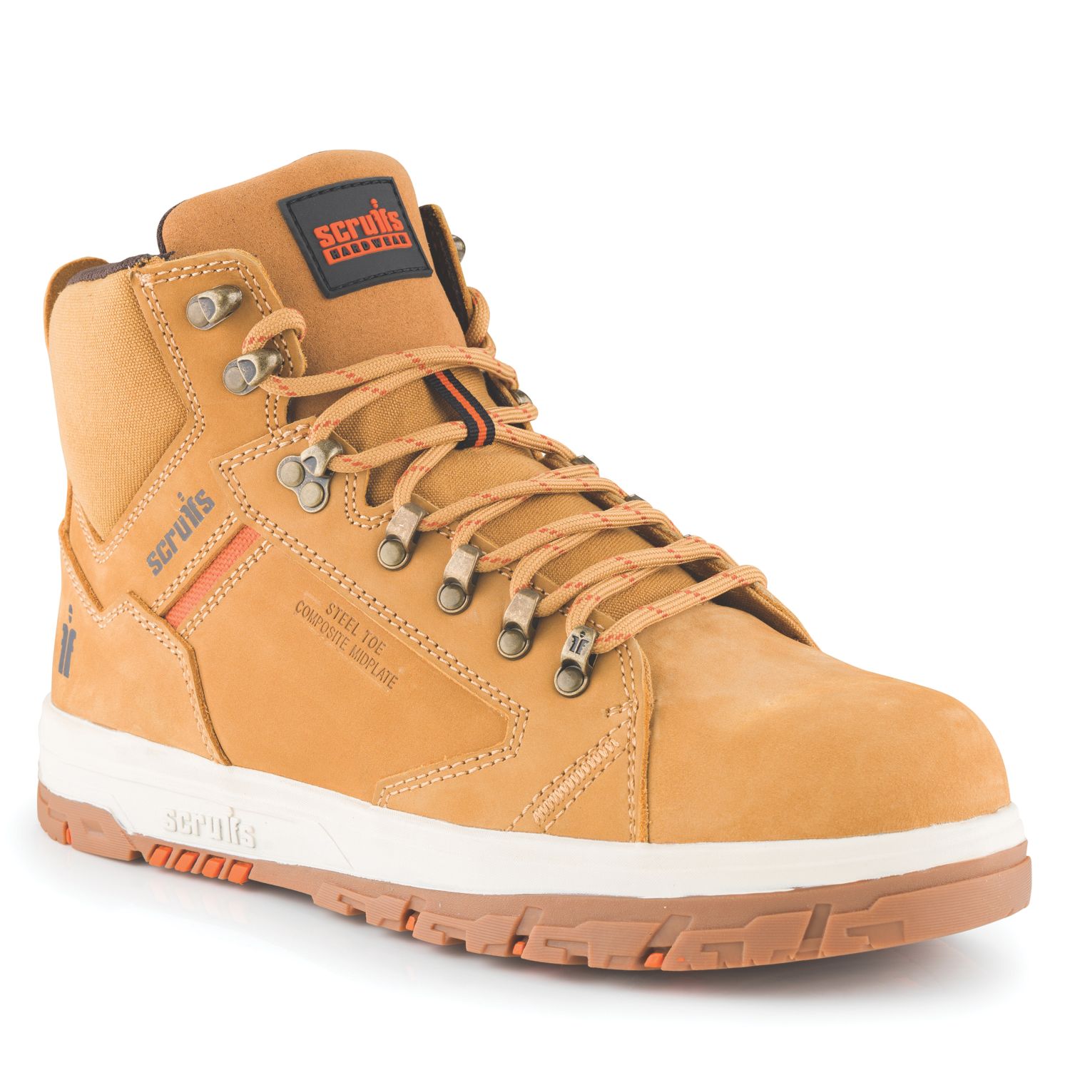 Scruffs Nevis Size 10 Tan Steel Toe Cap Safety Boots (289RV)