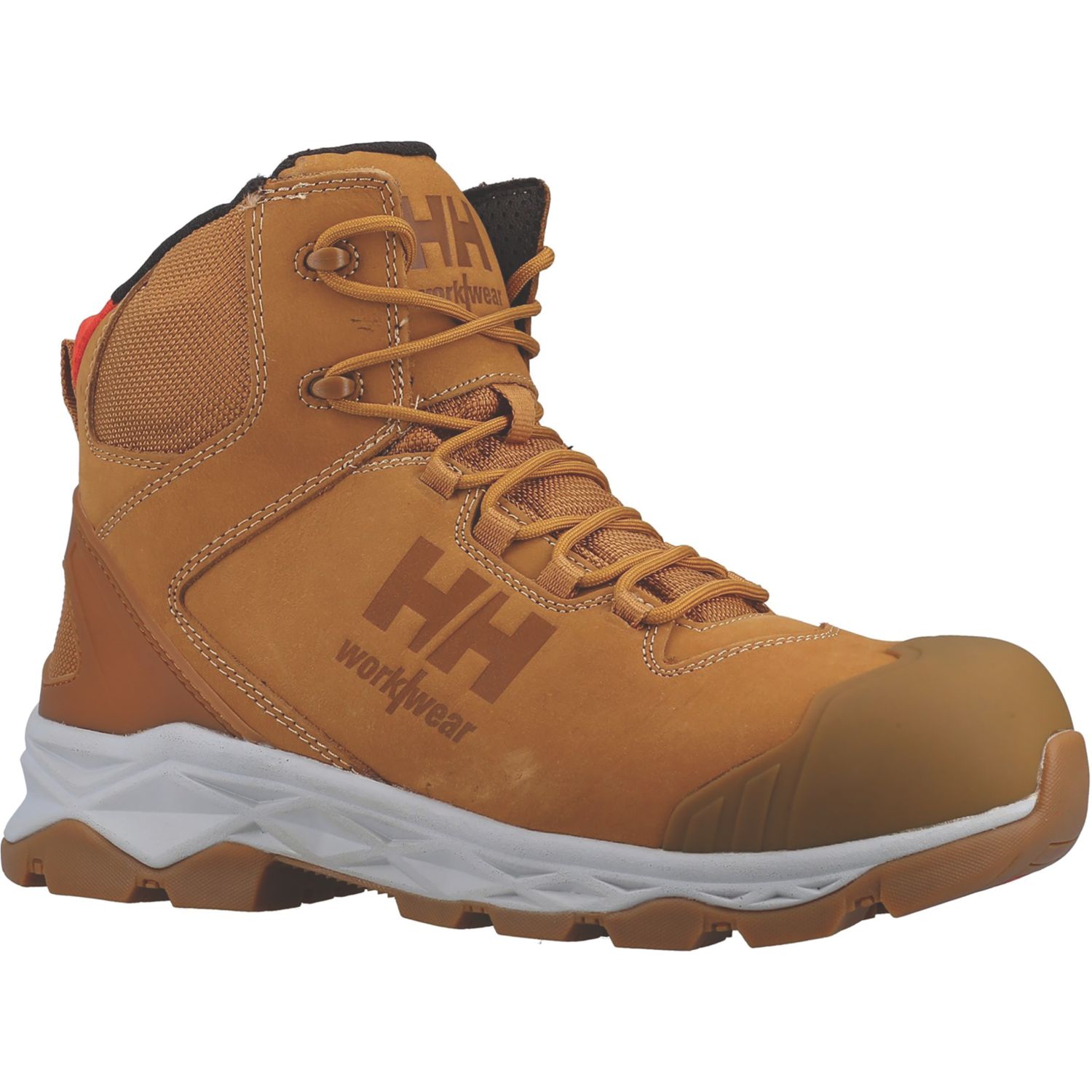 Helly Hansen Oxford Mid S3 Size 10 Light Brown Water-Resistant Safety Boots (289RX)