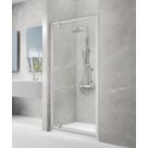 Triton Neo Eight Framed Rectangular Pivot Shower Door Chrome  900mm x 1900mm