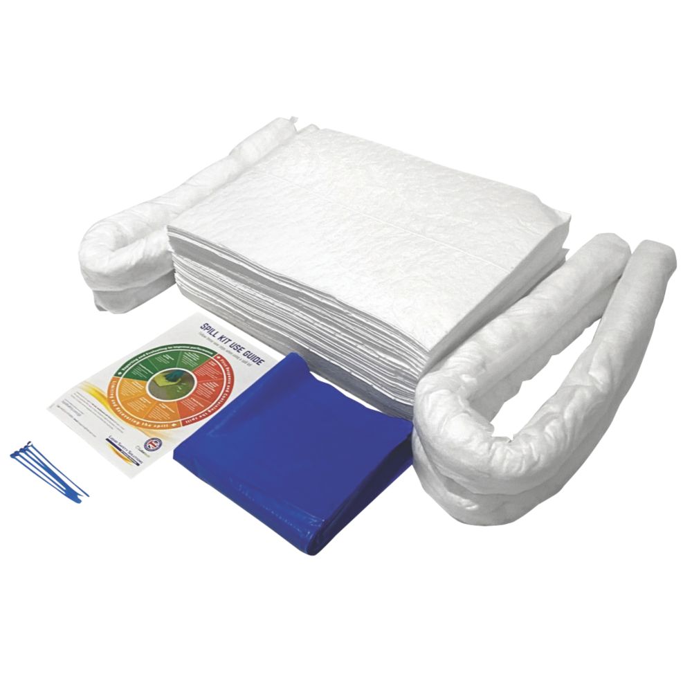 Lubetech 271050R 50Ltr Oil Spill Refill Kit Screwfix