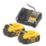 DEWALT DCK246P2T-GB 18V 2 x 5.0Ah Li-Ion XR Brushless Cordless Nailer Twin Pack