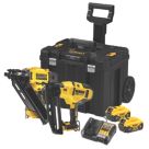 DEWALT DCK246P2T-GB 18V 2 x 5.0Ah Li-Ion XR Brushless Cordless Nailer Twin Pack