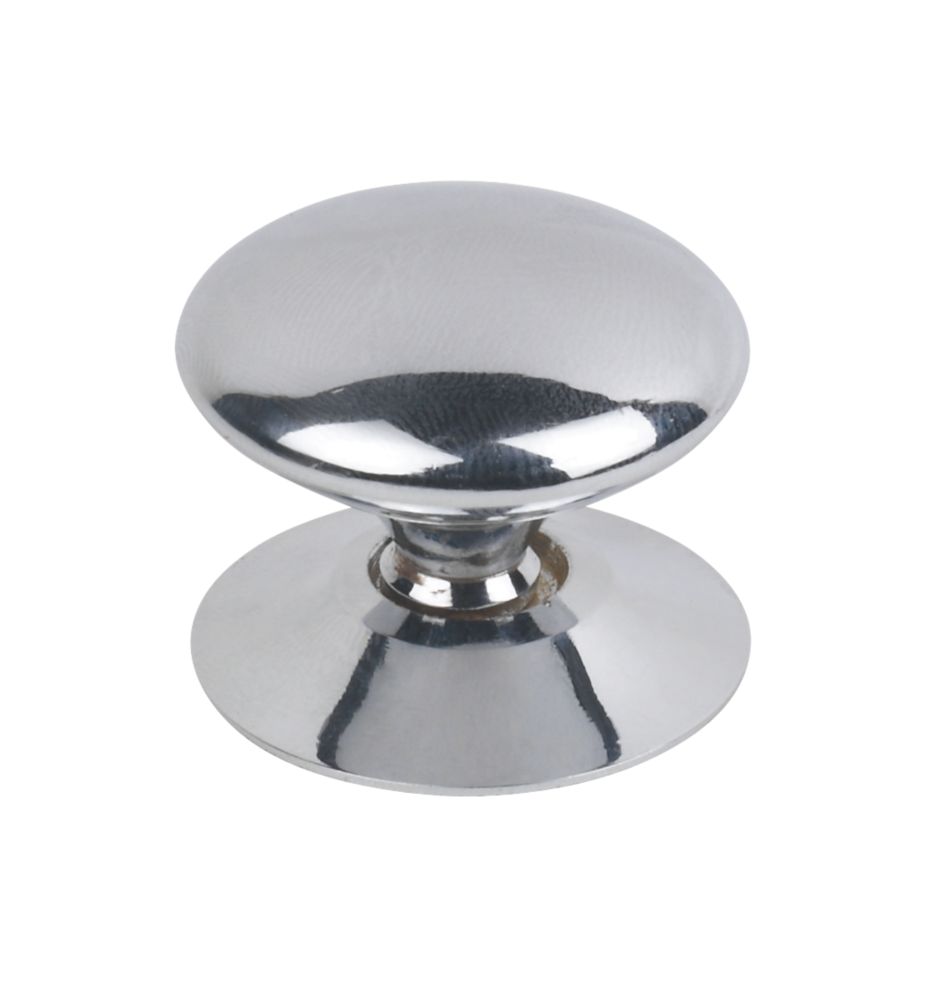 Victorian Cabinet Door Knobs Polished Chrome 30mm 5 Pack