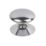 Victorian Cabinet Door Knobs Polished Chrome 30mm 5 Pack