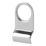 Smith & Locke  Polished Chrome Cylinder Door Pull Latch 40mm