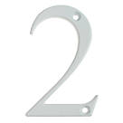 Fab & Fix Door Numeral 2 White 80mm