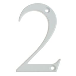 Fab & Fix Door Numeral 2 White 80mm