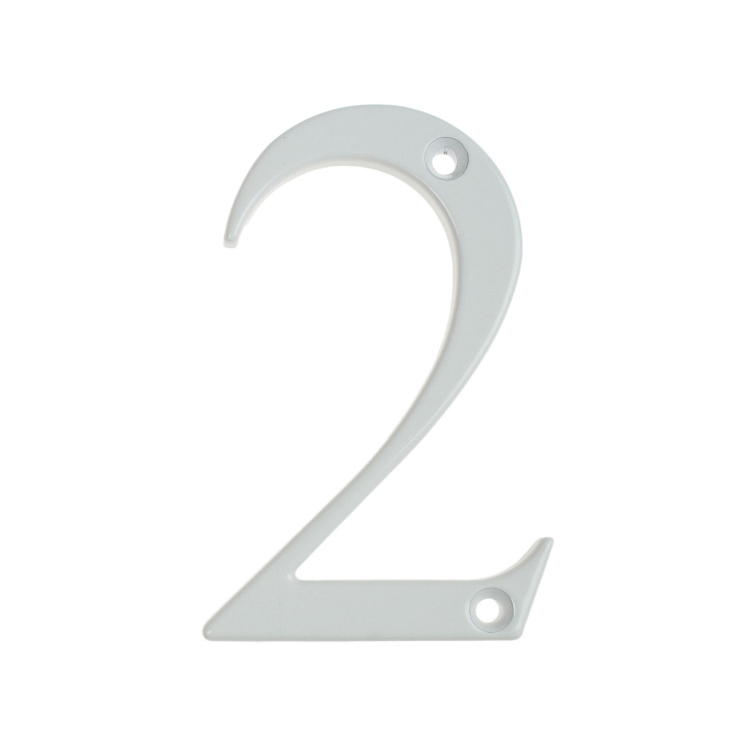 Fab & Fix Door Numeral 2 White 80mm (2901P)