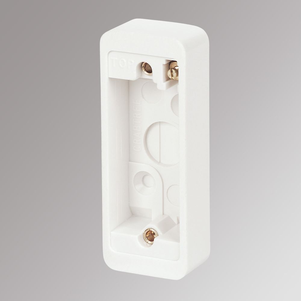 Crabtree Capital 1-Gang Architrave  Back Box 28mm
