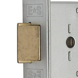 Eurospec Satin Chrome Flat Mortice Latch 65mm Case - 45mm Backset