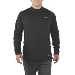 Milwaukee L4HBLB-301 4V Li-Ion RedLithium Long Sleeve Heated Base Layer Black Medium 40" Chest - Bare