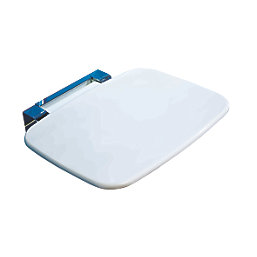 Highlife Bathrooms Wall-Mounted Shower Seat White