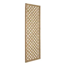 Forest Rosemore Softwood Rectangular Trellis 2' x 6' 3 Pack