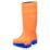 Dunlop Purofort Thermo+ Size 10  Orange Steel Toe Cap Safety Wellies