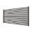 Ximax Gamba 610mm x 1200mm 2816BTU Anthracite Horizontal Designer Radiator