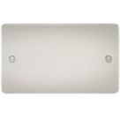 Knightsbridge  2-Gang Blanking Plate Pearl