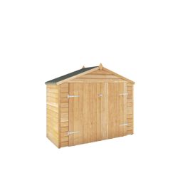 Mercia Value 6' 6" x 2' 6" (Nominal) Apex Timber Bike Store