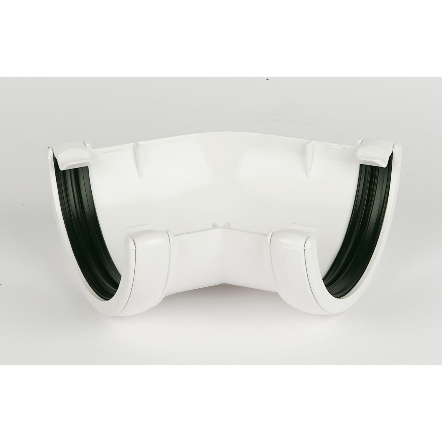FloPlast uPVC 135° Half Round Gutter Angle White 112mm (29126)