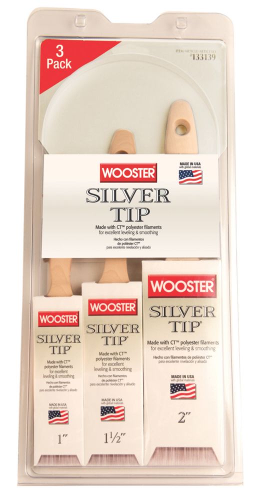 Wooster 1-1/2 in. Silver Tip Varnish Brush