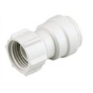 JG Speedfit  Plastic Push-Fit Straight Tap Connectors 15mm x 1/2" 2 Pack