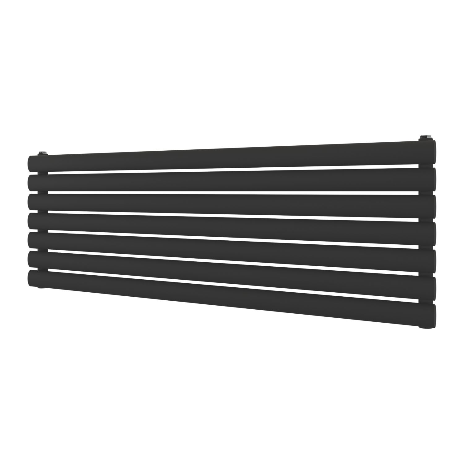 Ximax Fortuna 410mm x 1200mm 1846BTU Black Horizontal Designer Radiator (291AC)