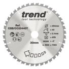 Trend  Wood/Chipboard/MDF Mitre Saw Blade 254mm x 30mm 40T