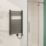 Flomasta 800mm x 500mm 853BTU Anthracite Flat Electric Towel Radiator