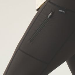 Regatta Monira Womens Leggings Black Size 12 27" L