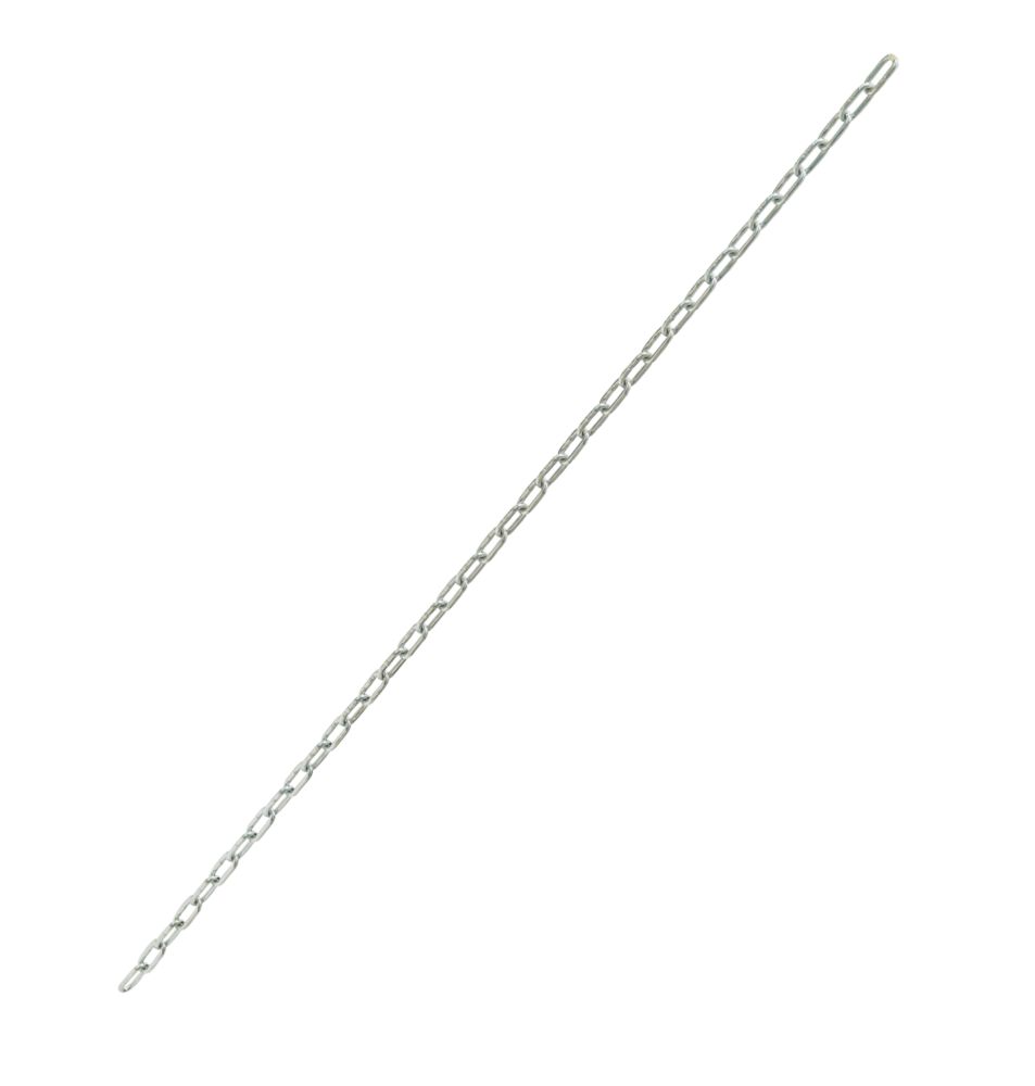 Essentials Side-Welded Zinc-Plated Long Link Chain 5mm x 10m - Screwfix