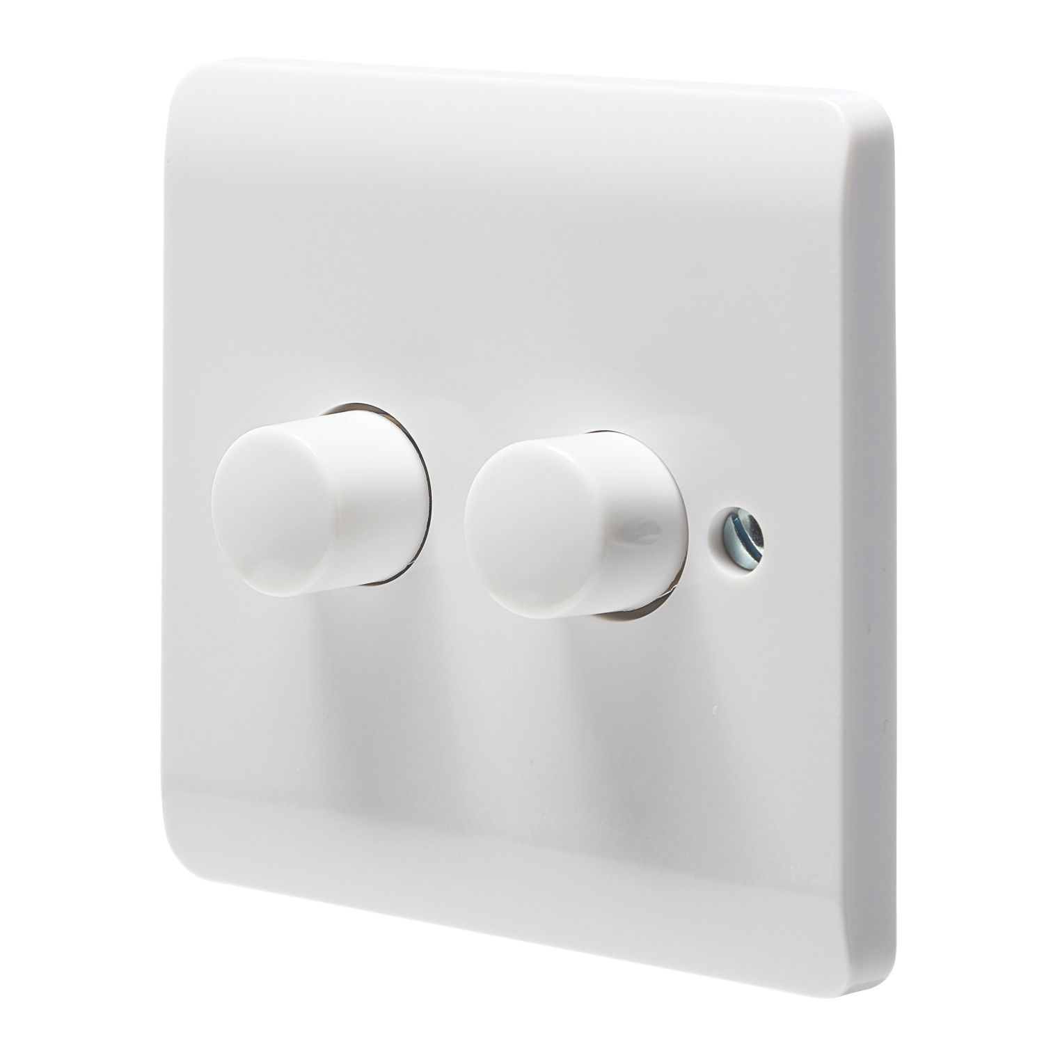 Crabtree Instinct 2-Gang 2-Way LED Dimmer Switch White (291HV)
