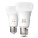 Philips Hue  ES A60 RGB & White LED Smart Light Bulb 6.5W 806lm 2 Pack
