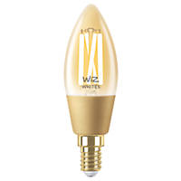 WiZ Filament Wi-Fi Tunable SES Candle LED Smart Light Bulb 4.9W 470lm