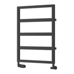 Reina 740mm x 450mm 824BTU Black Flat Designer Towel Radiator