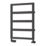 Reina 740mm x 450mm 824BTU Black Flat Designer Towel Radiator