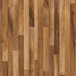 Wilsonart Matt Brown Wood Effect Laminate Upstand 3000mm x 100mm x 20mm