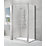 Triton Neo Eight Framed Square Pivot Door Shower Enclosure Reversible Chrome  900mm x 900mm x 1900mm
