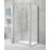 Triton Neo Eight Framed Square Pivot Door Shower Enclosure  Chrome  900mm x 900mm x 1900mm