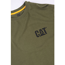 CAT Trademark Banner Long Sleeve T-Shirt Chive Large 42-44" Chest