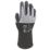 Wonder Grip WG-555 Duo  Gloves Black/White X Small