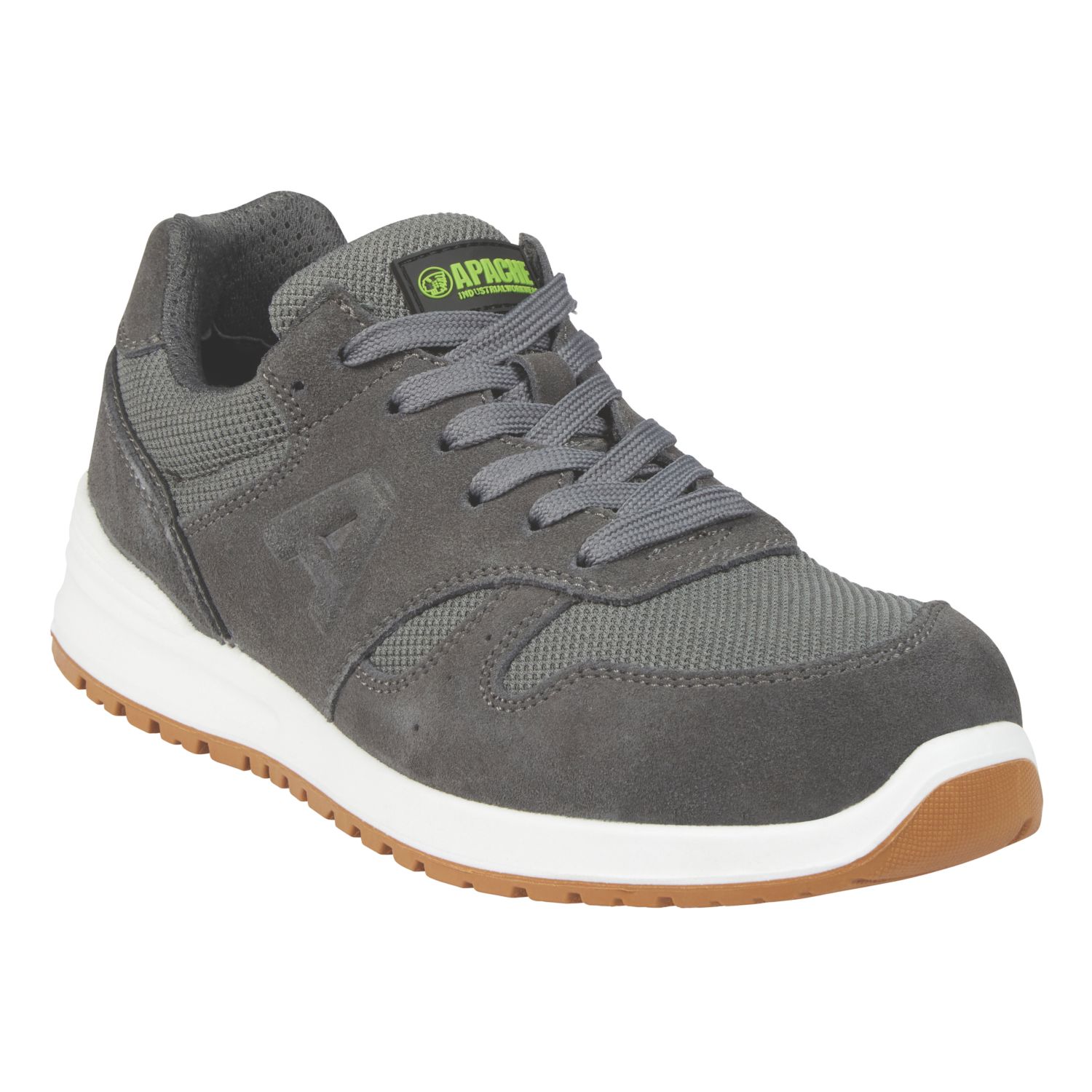Apache Winnipeg Size 12 Grey Safety Trainers (291VN)