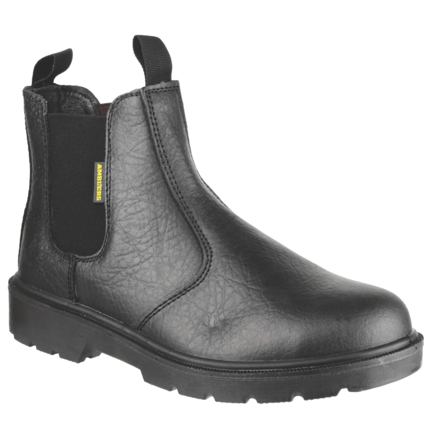 Amblers FS116 Size 11 Black Steel Toe Cap Safety Dealer Boots (291XV)